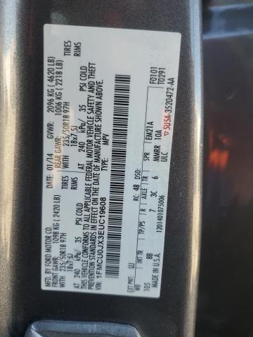 2014 FORD ESCAPE TIT - 1FMCU0JX3EUC19608