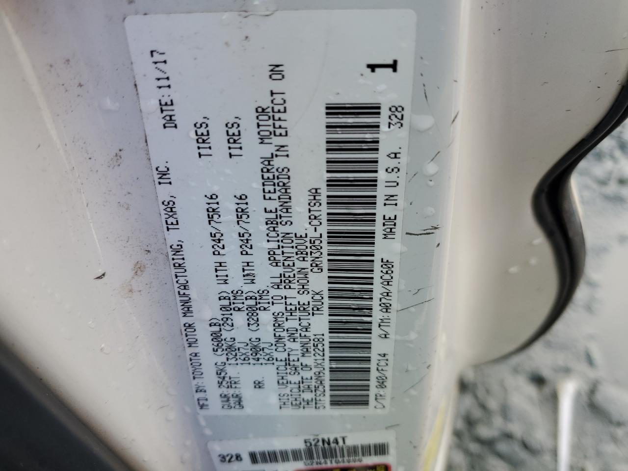 TOYOTA TACOMA ACCESS CAB