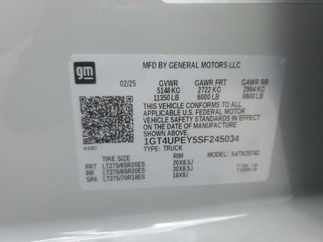 2025 GMC SIERRA K25 #3304034495