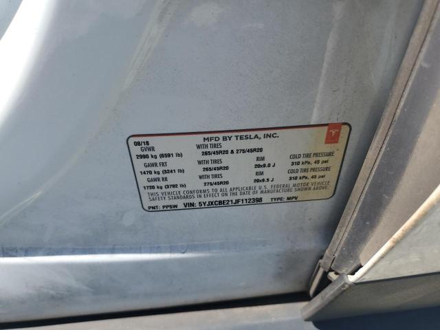 2018 TESLA MODEL X - 5YJXCBE21JF112398