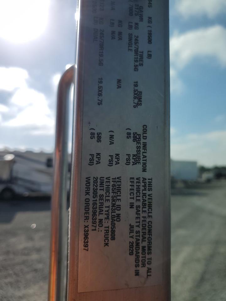 Lot #3317732103 2020 FORD F59