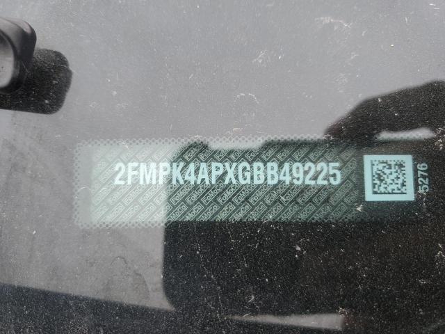 2016 FORD EDGE SPORT 2FMPK4APXGBB49225