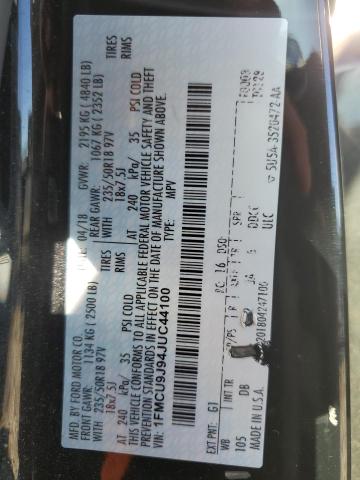 2018 FORD ESCAPE TIT #3275658804