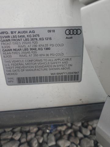 2018 AUDI Q5 PREMIUM - WA1BNAFY1J2247847