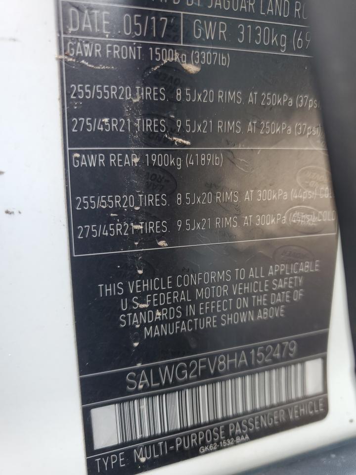 LAND ROVER RANGE ROVER SE