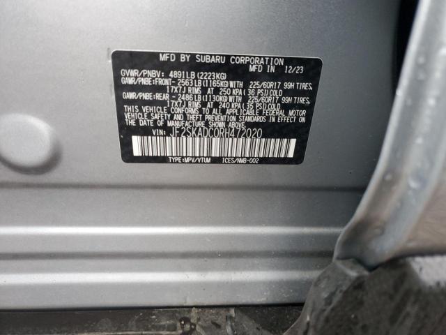 2024 SUBARU FORESTER P JF2SKADC0RH472020