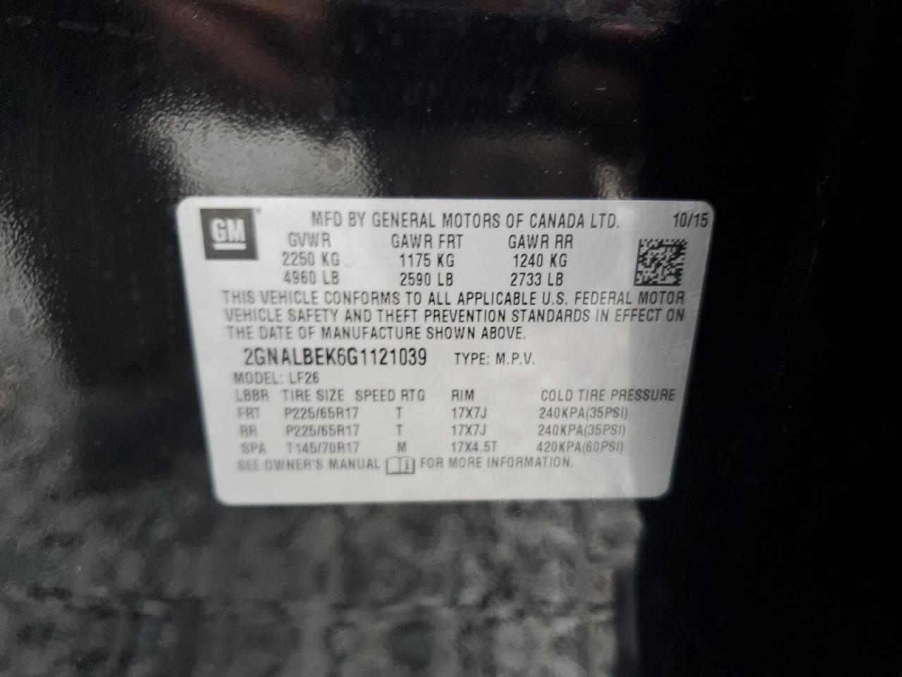 CHEVROLET EQUINOX LS