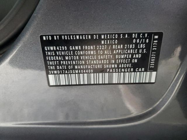 2016 VOLKSWAGEN JETTA SPORT 3VWD17AJXGM404409