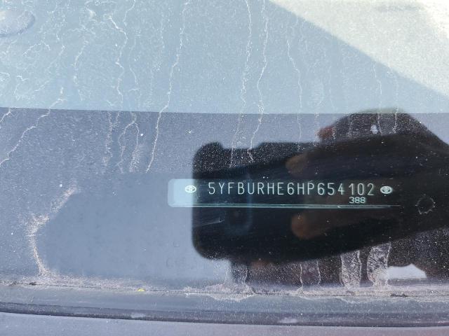 2017 TOYOTA COROLLA L - 5YFBURHE6HP654102