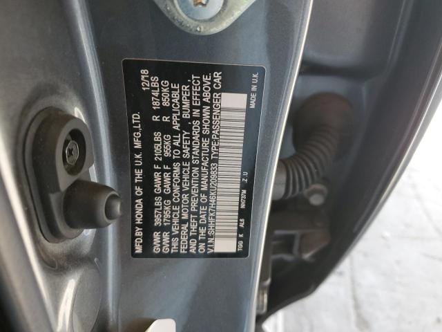 2019 HONDA CIVIC SPOR - SHHFK7H46KU209833