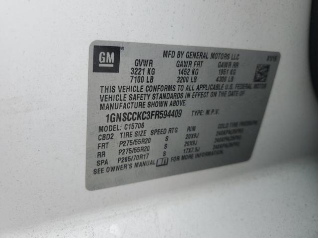 2015 CHEVROLET TAHOE C150 #3296941843