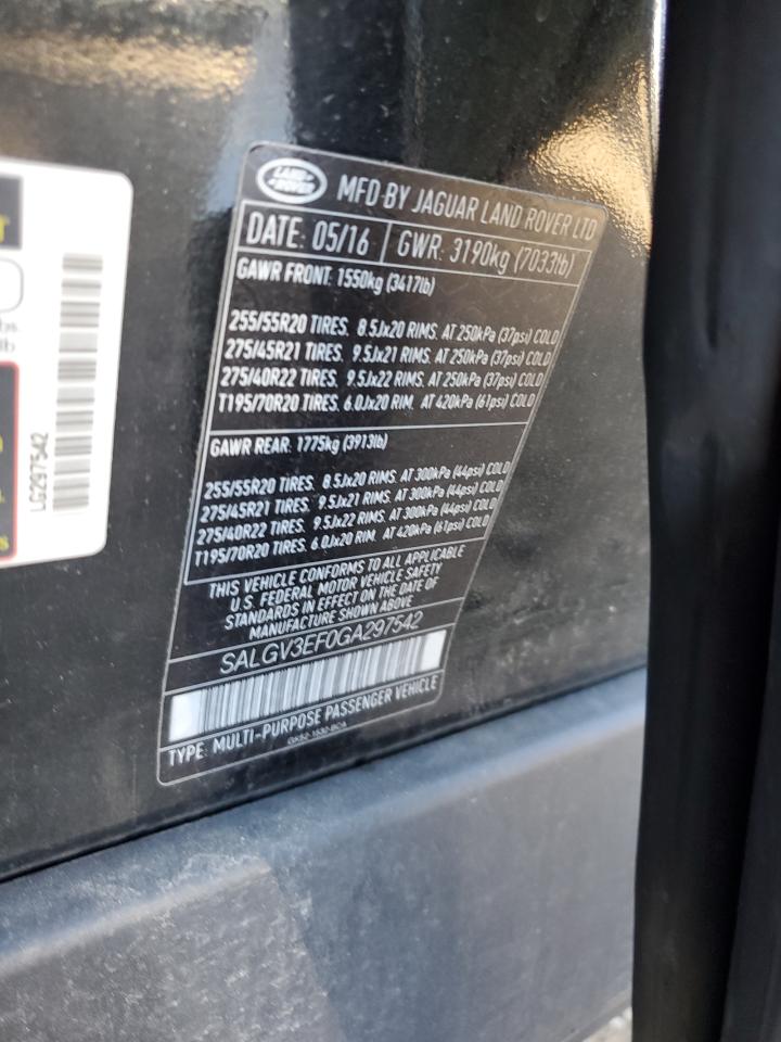 LAND ROVER RANGE ROVER AUTOBIOGRAPHY