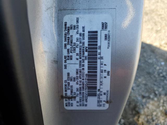 2002 MERCURY VILLAGER #3294215288