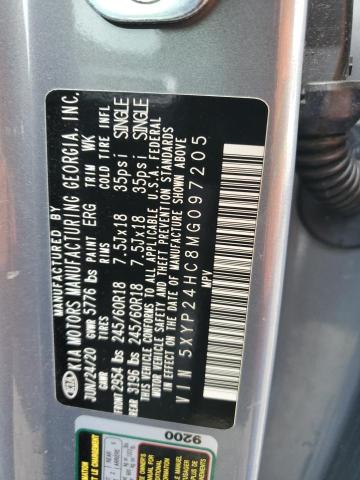 2021 KIA TELLURIDE 5XYP24HC8MG097205