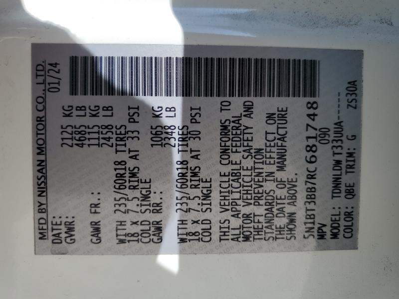 2024 NISSAN ROGUE SV #3301878456