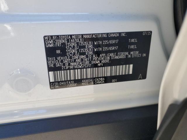 2025 TOYOTA RAV4 XLE - 2T3P1RFV6SW575317