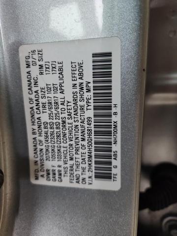 2016 HONDA CR-V EX - 2HKRM4H50GH681499