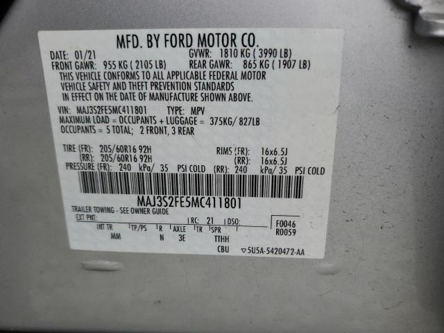 2021 FORD ECOSPORT S #3284033801