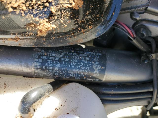 2009 KAWASAKI EX650 C JKAEXEC129DA36911