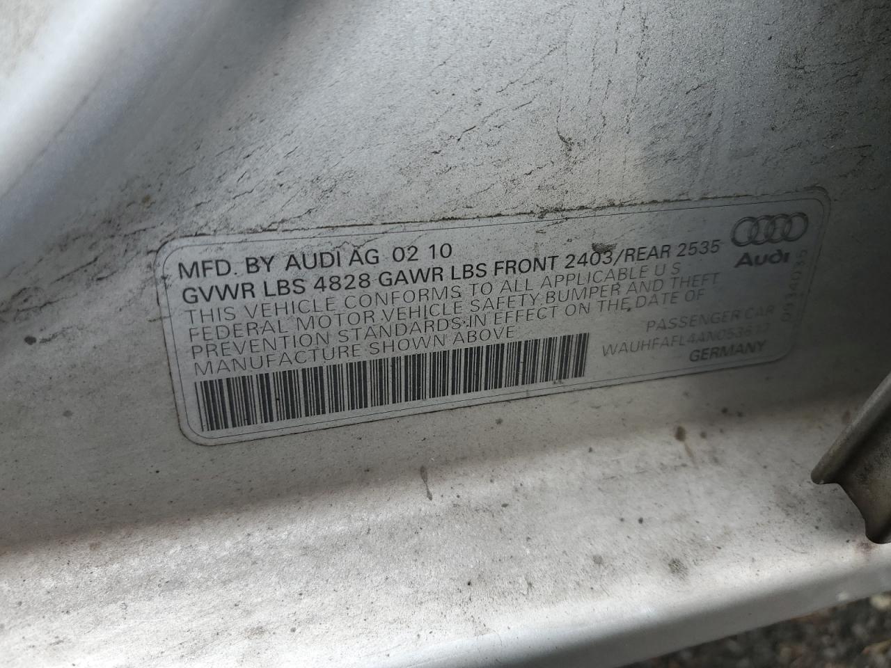 AUDI A4 PREMIUM PLUS