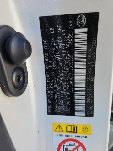 2017 LEXUS ES 350 - 58ABK1GG7HU039995