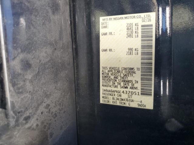 2016 NISSAN MAXIMA 3.5 #3297034511