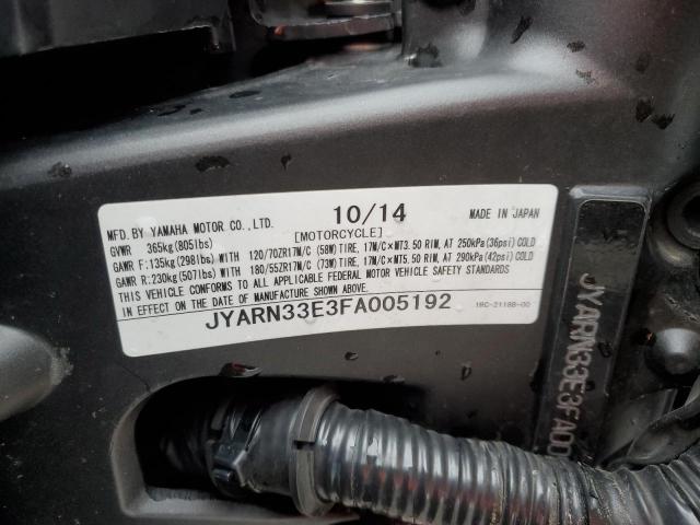 2015 YAMAHA FZ09 #3308649495