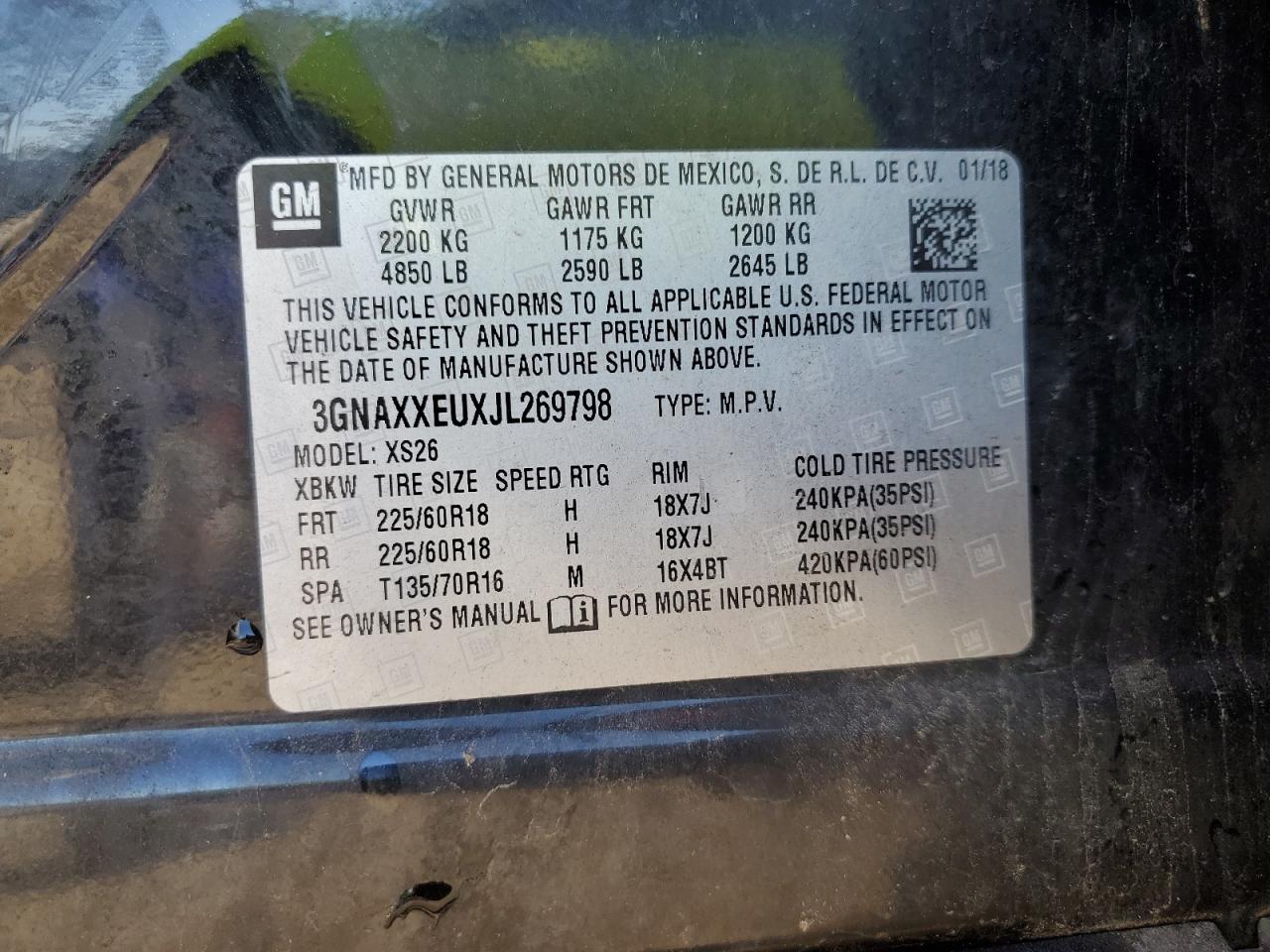 CHEVROLET EQUINOX PREMIER