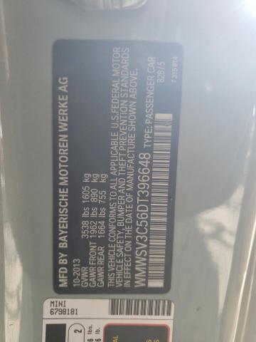 2013 MINI COOPER S - WMWSV3C56DT396648