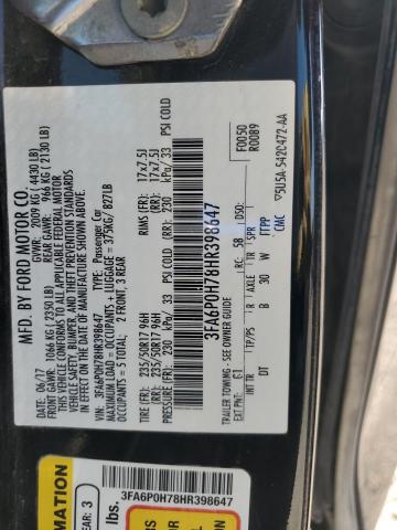 2017 FORD FUSION SE - 3FA6P0H78HR398647