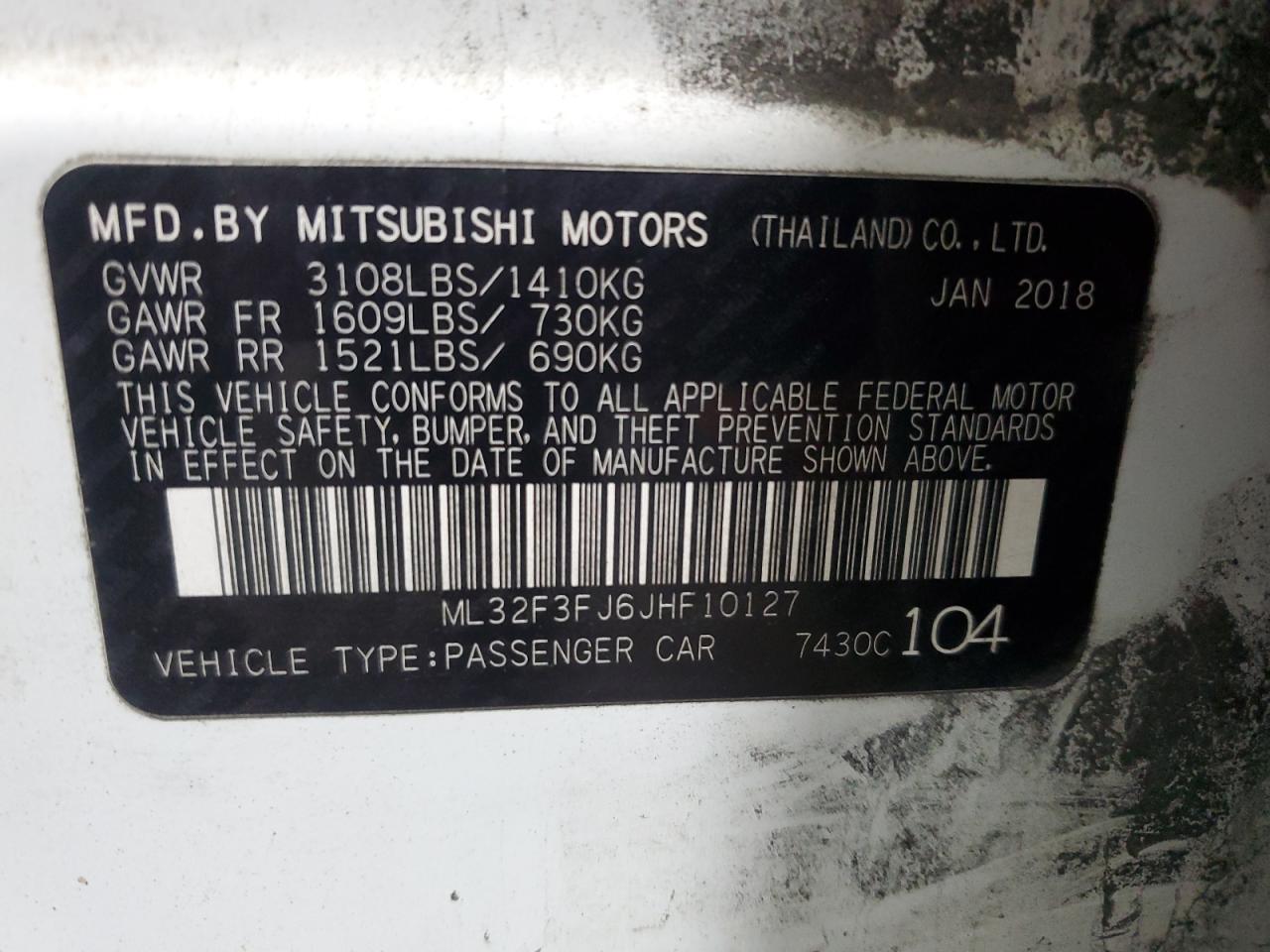 MITSUBISHI MIRAGE G4 ES