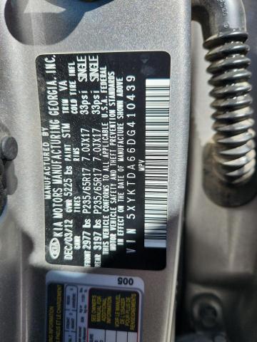 2013 KIA SORENTO LX - 5XYKTDA66DG410439