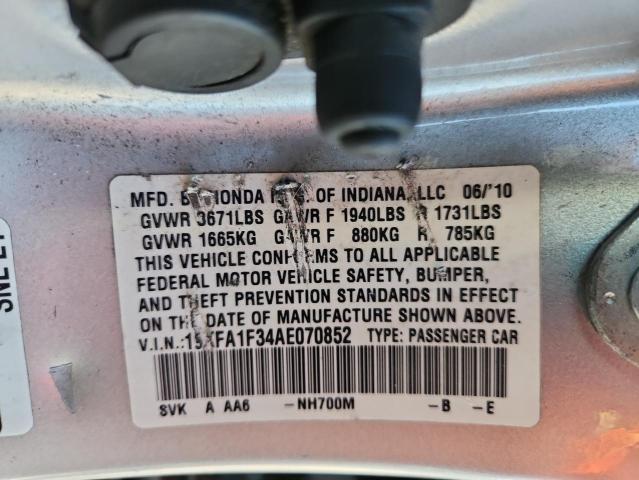 2010 HONDA CIVIC VP - 19XFA1F34AE070852