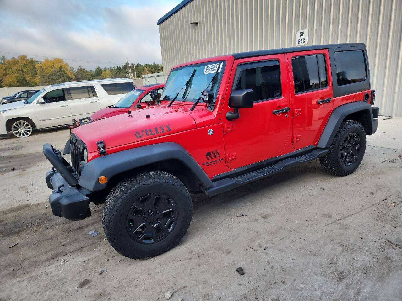 Lot #3302923076 2015 JEEP WRANGLER U