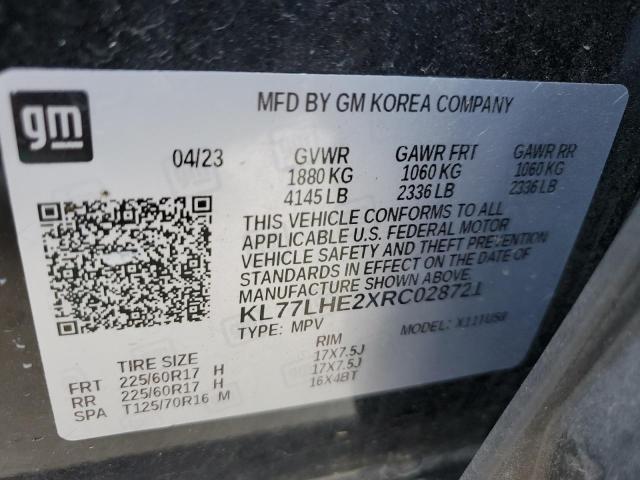 2024 CHEVROLET TRAX 1LT #3284851522