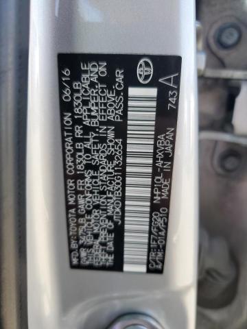 2016 TOYOTA PRIUS C JTDKDTB30G1132654