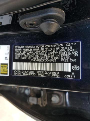 2019 TOYOTA COROLLA SE #3274721791