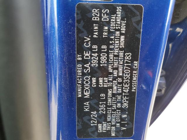 2025 KIA K4 LX - 3KPFT4DE3SE071783