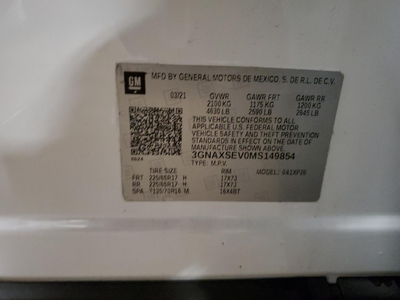 CHEVROLET EQUINOX LS