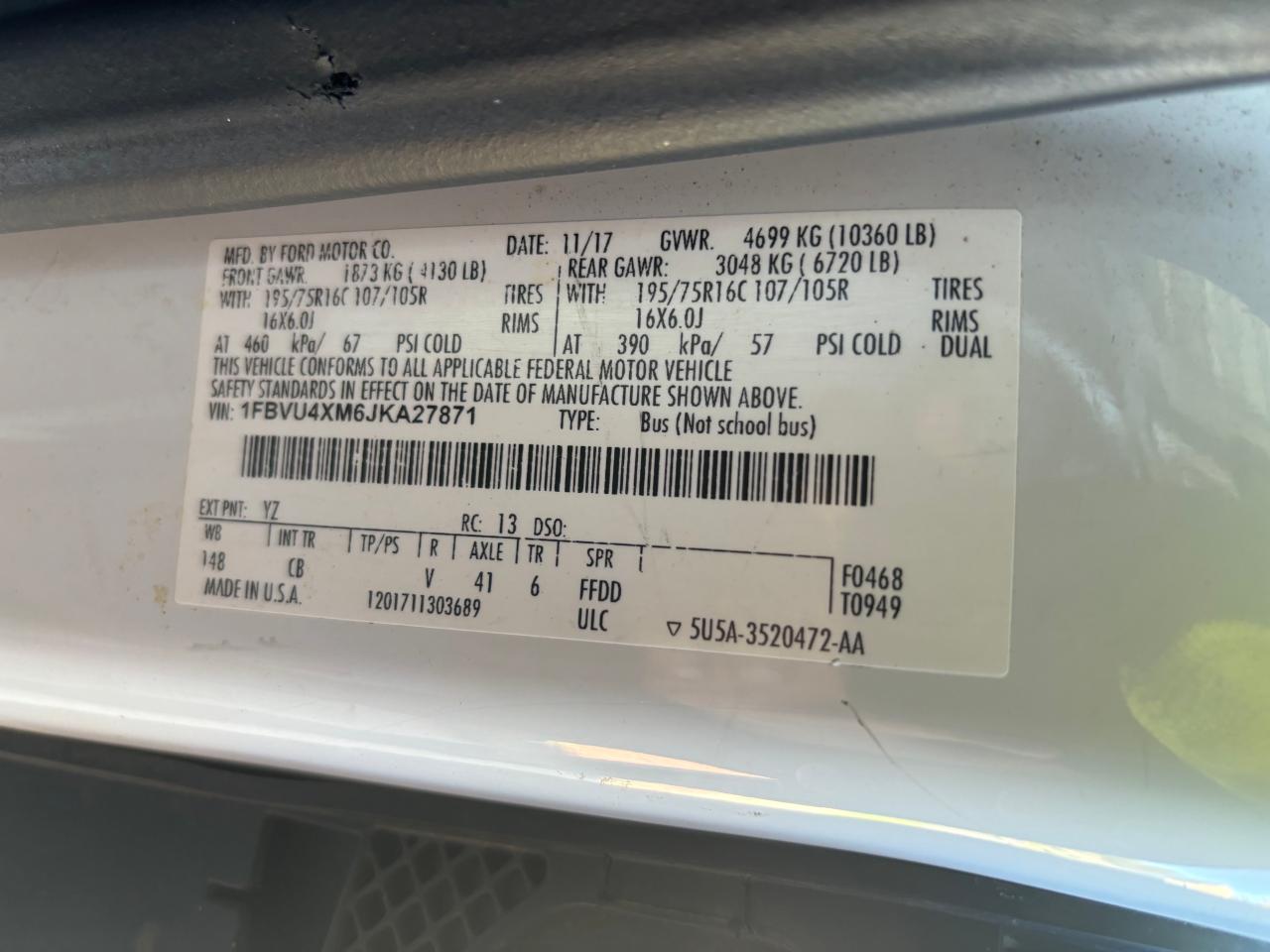 FORD TRANSIT T-350 HD