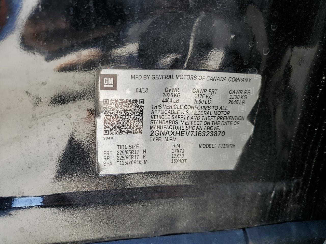 CHEVROLET EQUINOX LS