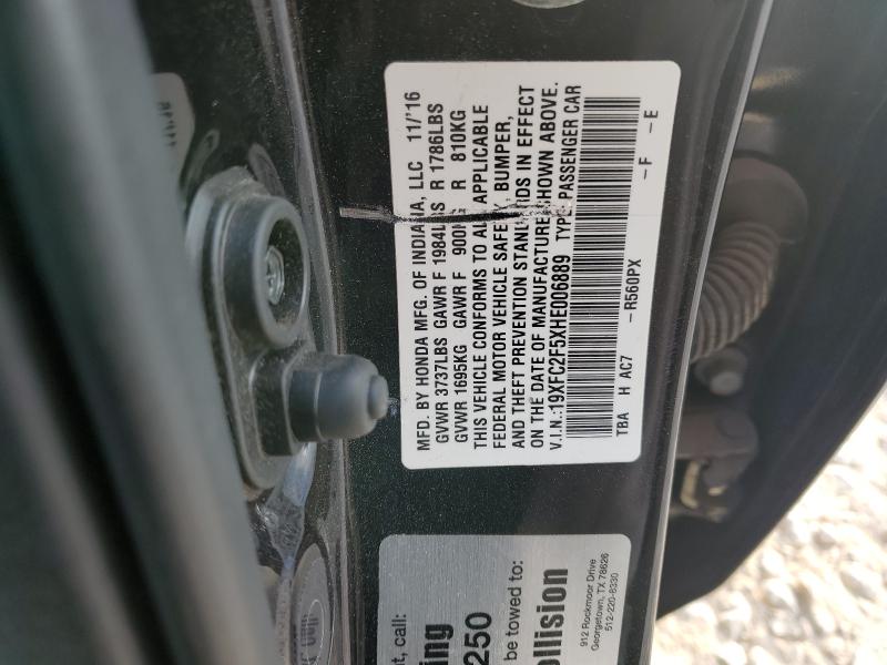 2017 HONDA CIVIC LX - 19XFC2F5XHE006889