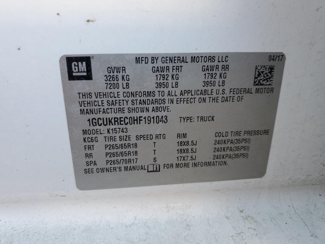 CHEVROLET SILVERADO 1500 K1500 LT