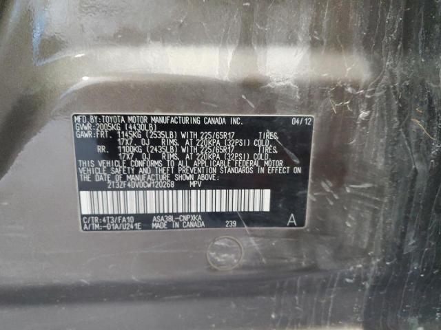 2012 TOYOTA RAV4 #3301668642