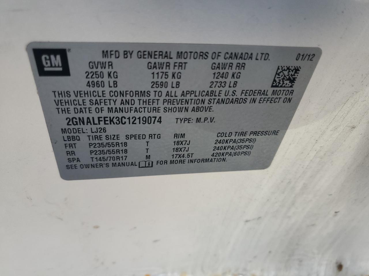 CHEVROLET EQUINOX LTZ