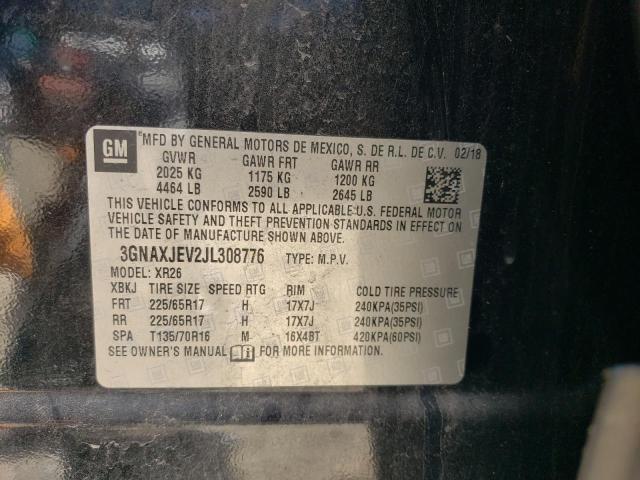 2018 CHEVROLET EQUINOX LT #3279724930