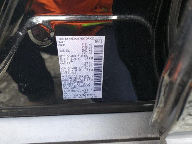 2020 NISSAN ROGUE S #3303800427