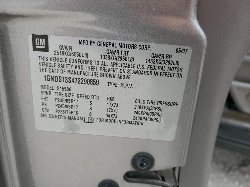 2007 CHEVROLET TRAILBLAZE #3310513048