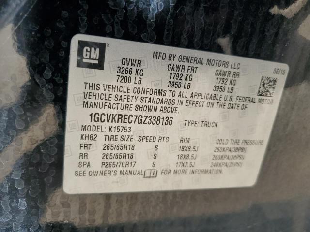 2016 CHEVROLET SILVERADO - 1GCVKREC7GZ338136