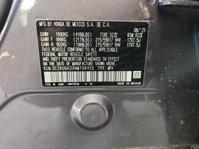 2022 HONDA HR-V LX #3312720298